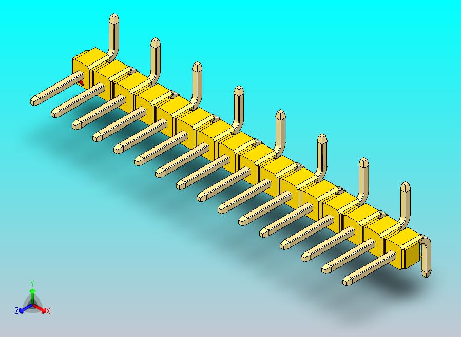 DS1022彩色排针 黄色 16针 100密尔 SMT类型 R1 版本1.0.zip