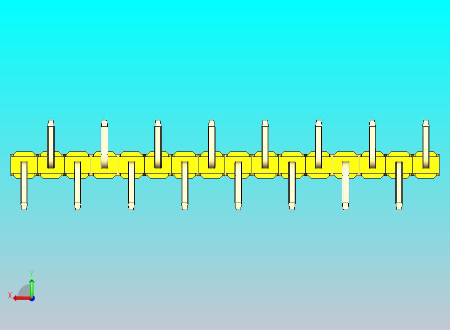 DS1022彩色排针 黄色 16针 100密尔 SMT类型 R1 版本1.0.zip