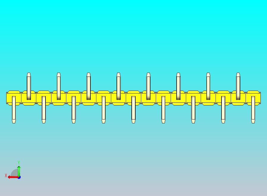 DS1022彩色排针 黄色 17p 100mil 类型 SMT R2 版本1.0.zip