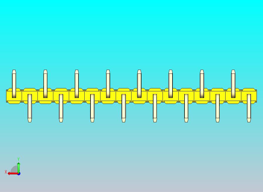 DS1022彩色排针 黄色 16针 100mil 类型 SMT R2 版本1.0.zip