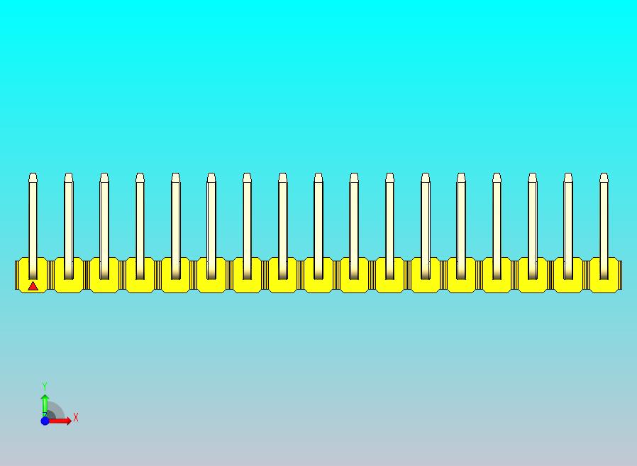 DS1022彩色排针 黄色 17P 100mil 类型U 版本1.0.zip