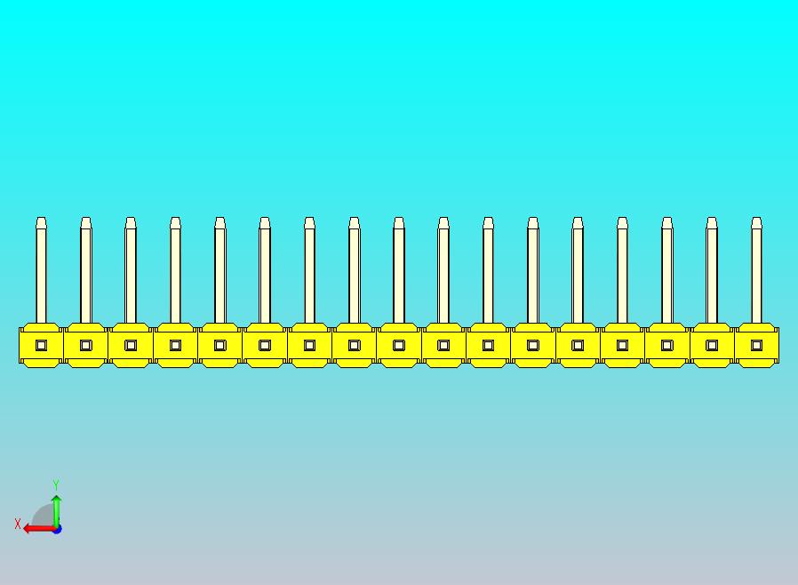 DS1022彩色排针 黄色 17P 100mil 类型U 版本1.0.zip