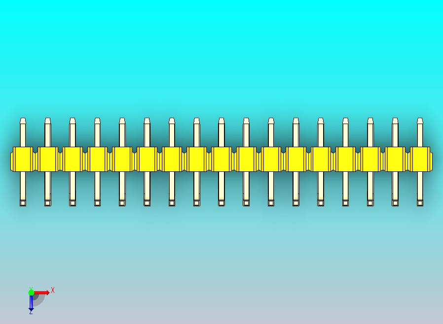 DS1022彩色排针 黄色 17P 100mil 类型U 版本1.0.zip