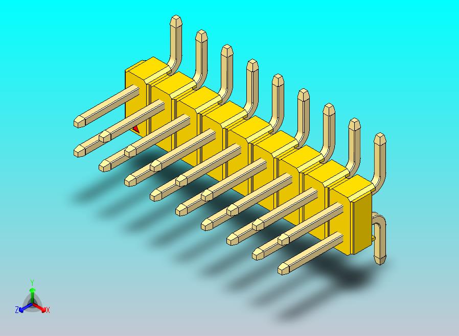 DS1022彩色排针 黄色 18p 100mil 类型SMT 版本1.0.zip