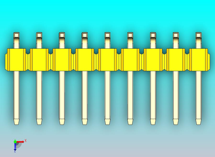 DS1022彩色排针 黄色 18p 100mil 类型SMT 版本1.0.zip