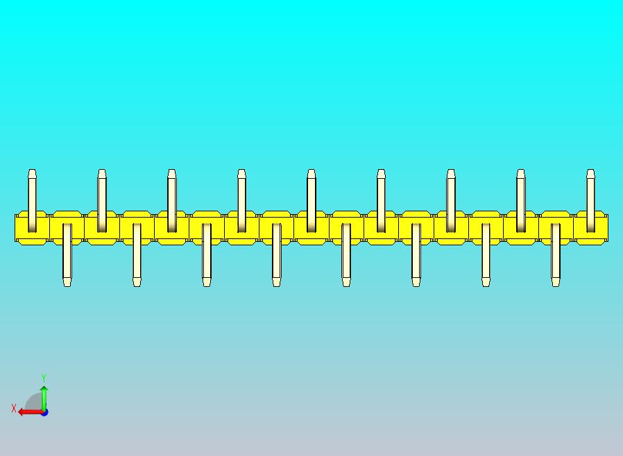 DS1022彩色排针 黄色 17P 100密尔 SMT 类型 R1 版本1.0.zip