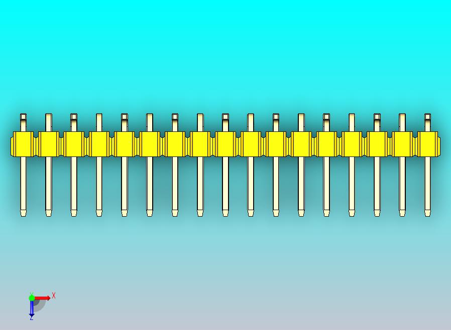 DS1022彩色排针 黄色 17P 100密尔 SMT 类型 R1 版本1.0.zip