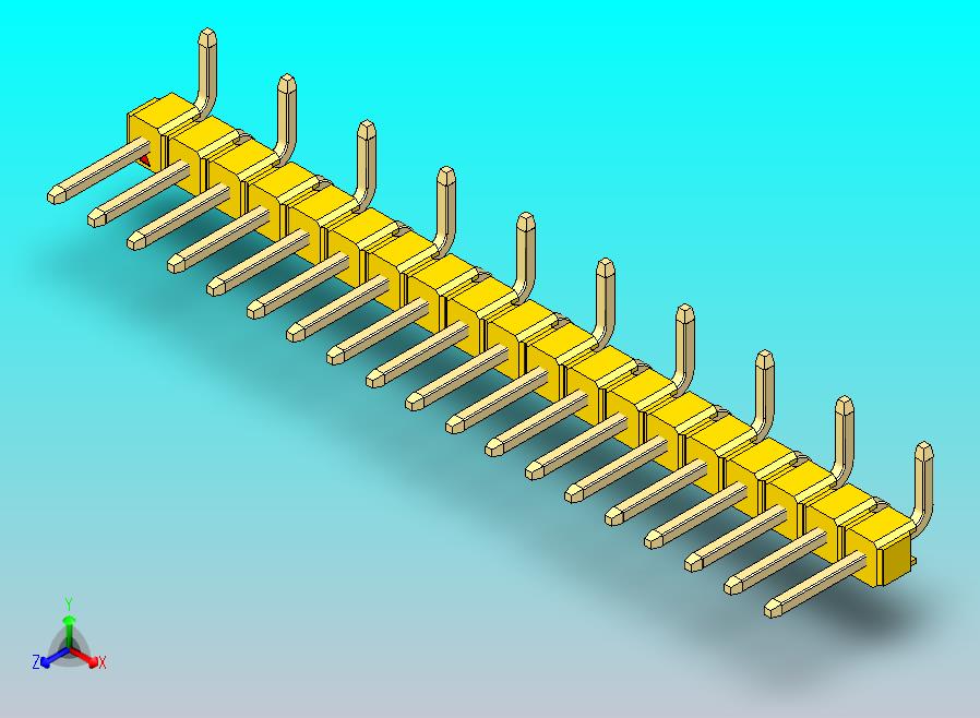 DS1022彩色排针 黄色 19p 100mil 类型 SMT R1 版本1.0.zip
