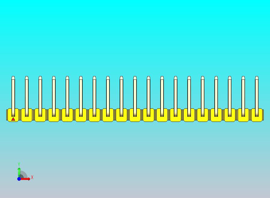 DS1022彩色排针 黄色 19p 100mil 类型U 版本1.0.zip