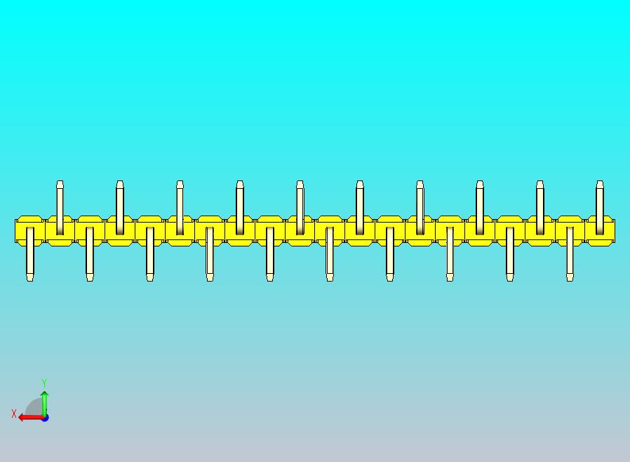 DS1022彩色排针 黄色 20P 100mil 类型 SMT R1 版本1.0.zip