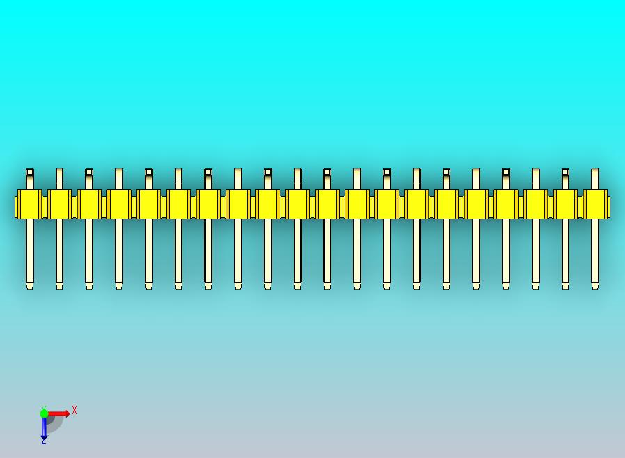 DS1022彩色排针 黄色 20P 100mil 类型 SMT R1 版本1.0.zip