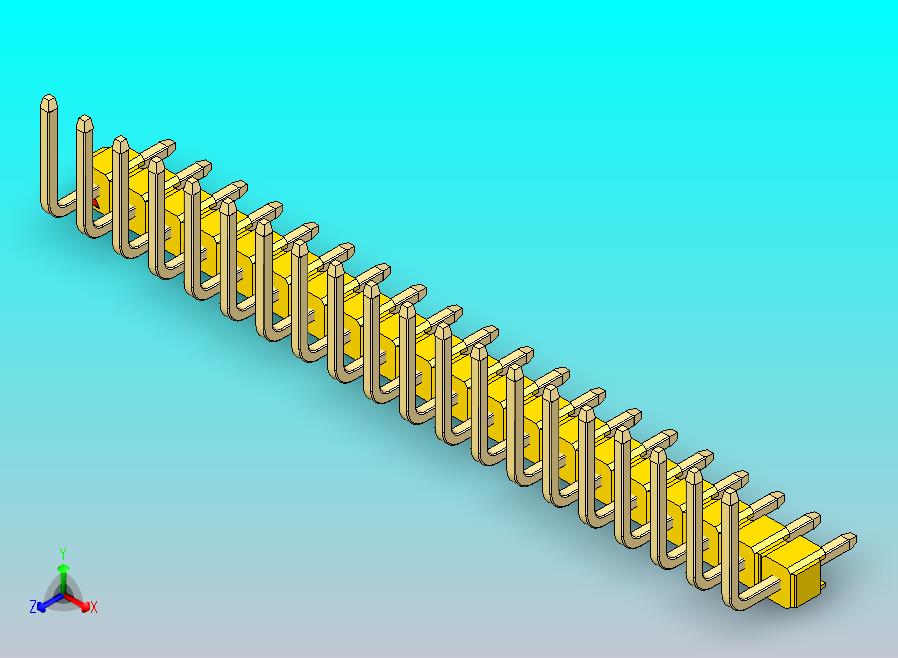 DS1022彩色排针 黄色 20P 100mil 类型U 版本1.0.zip