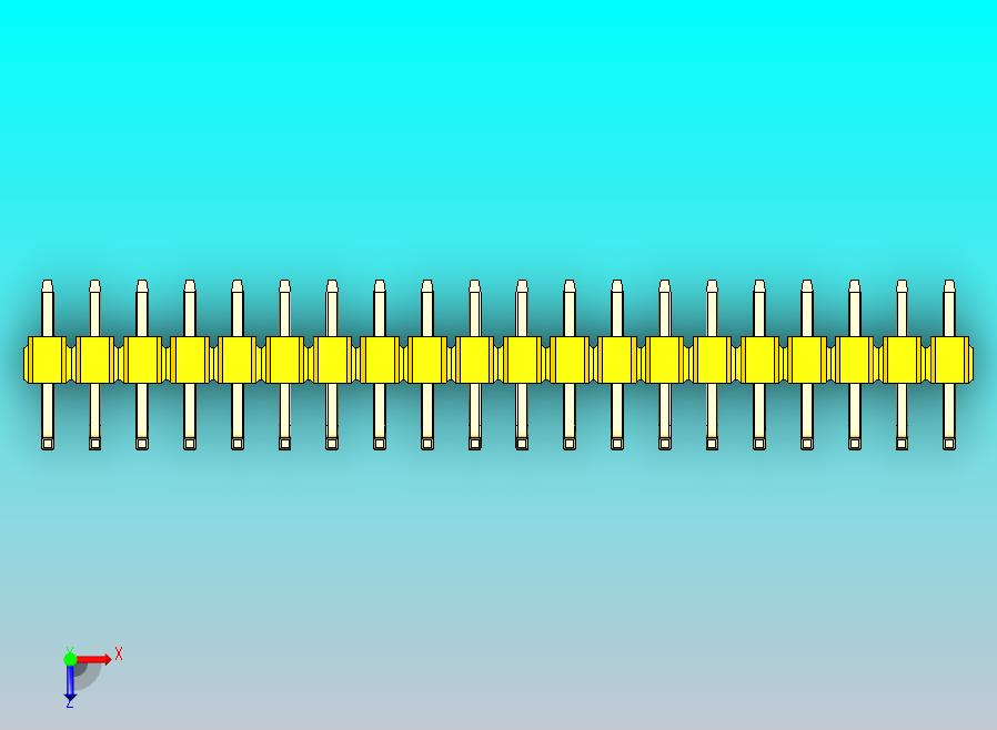 DS1022彩色排针 黄色 20P 100mil 类型U 版本1.0.zip