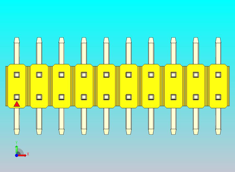 DS1022彩色排针 黄色 20P 100毫 100mil 类型SMT 版本1.0.zip