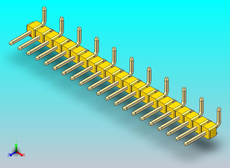 DS1022彩色排针 黄色 21p 100mil 类型 SMT R1 版本1.0.zip