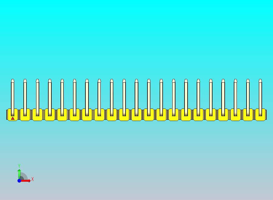 DS1022彩色排针 黄色 21p 100mil 类型U 版本1.0.zip