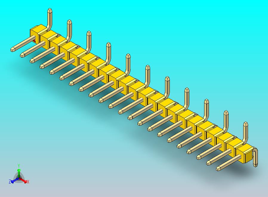 DS1022彩色排针 黄色 22P 100mil 类型 SMT R1 版本1.0.zip