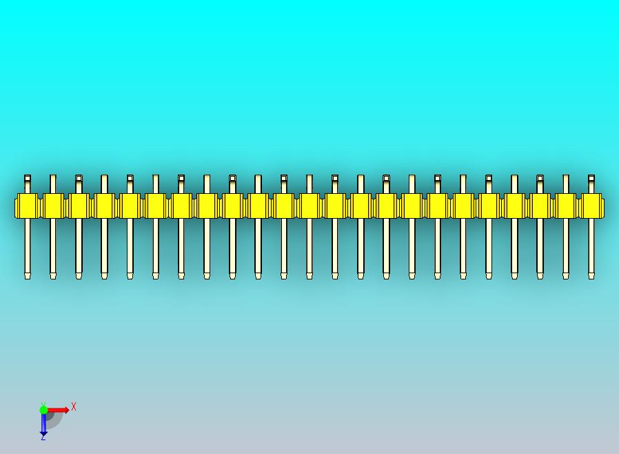 DS1022彩色排针 黄色 23P 100mil 类型 SMT R1 版本1.0.zip