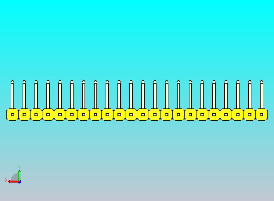 DS1022彩色排针 黄色 22p 100mil 类型U 版本1.0.zip