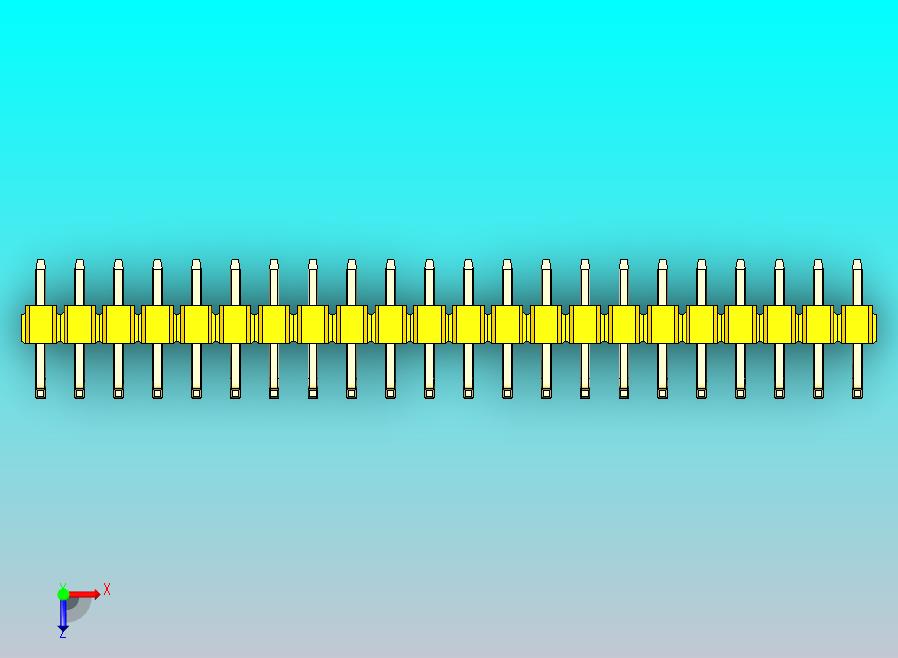 DS1022彩色排针 黄色 22p 100mil 类型U 版本1.0.zip