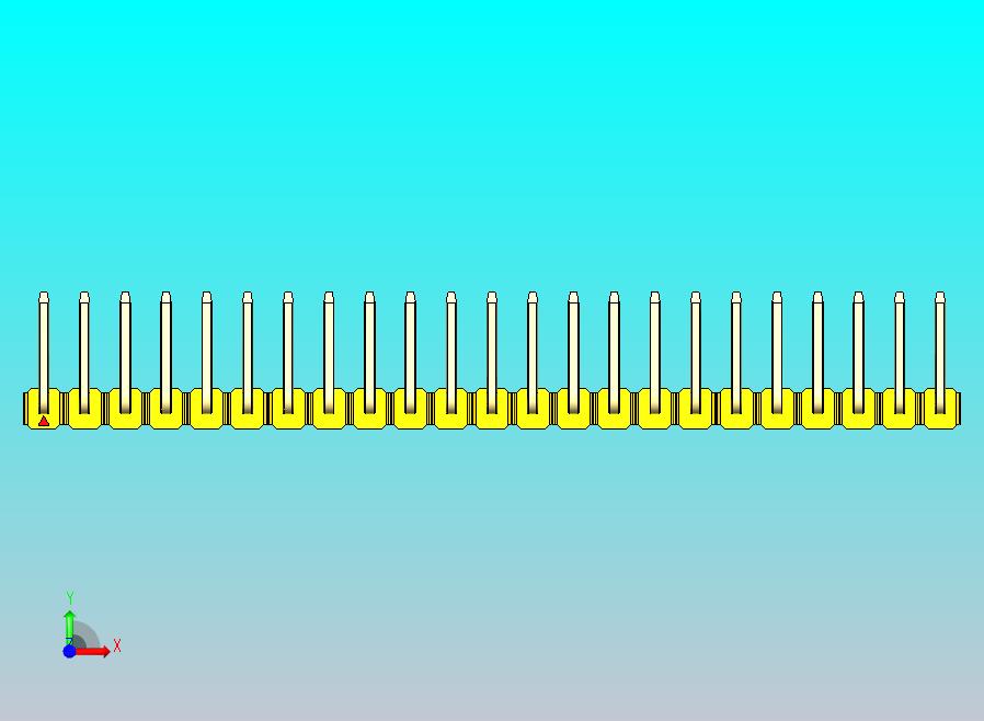 DS1022彩色排针 黄色 23p 100mil 类型U 版本1.0.zip