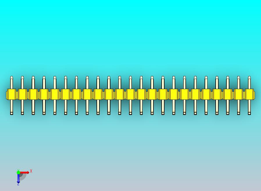 DS1022彩色排针 黄色 23p 100mil 类型U 版本1.0.zip