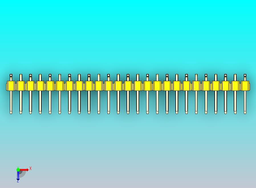 DS1022彩色排针 黄色 25p 100mil 类型 SMT R1 版本1.0.zip