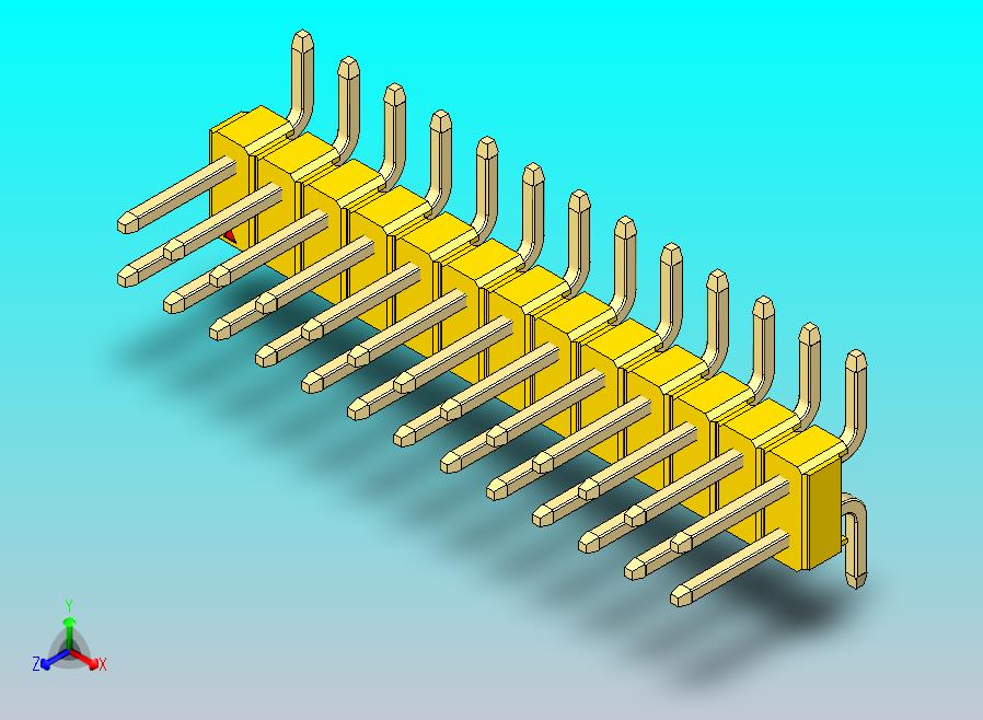 DS1022彩色排针 黄色 26P 100mil 类型SMT 版本1.0.zip