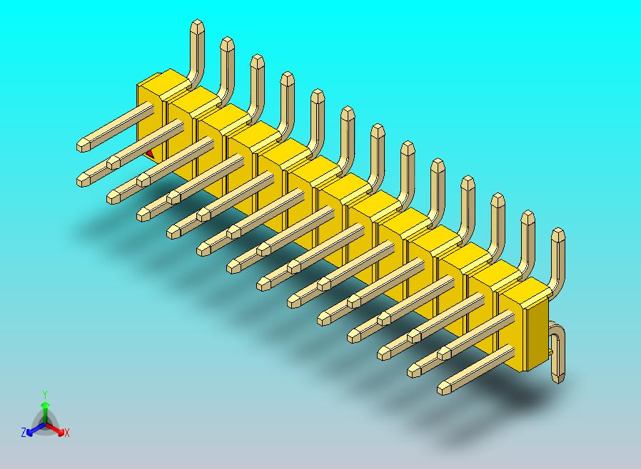 DS1022彩色排针 黄色 26P 100mil 类型SMT 版本1.0.zip