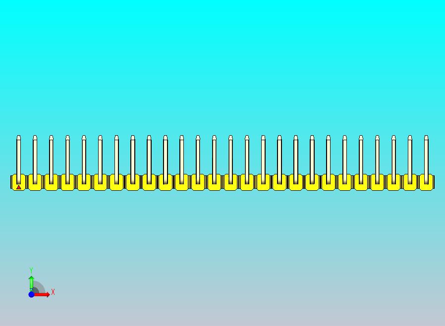 DS1022彩色排针 黄色 26针 100mil 类型U 版本1.0.zip