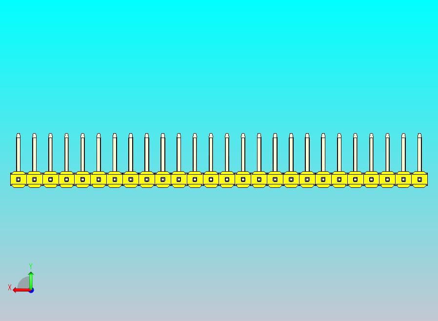 DS1022彩色排针 黄色 26针 100mil 类型U 版本1.0.zip