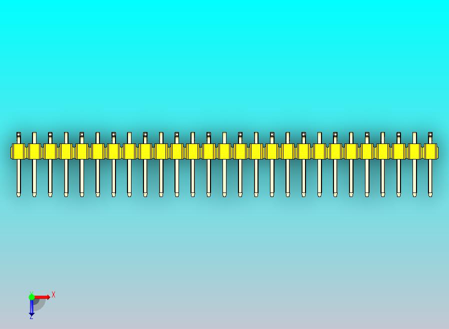 DS1022彩色排针 黄色 27P 100mil 类型 SMT R1 版本1.0.zip