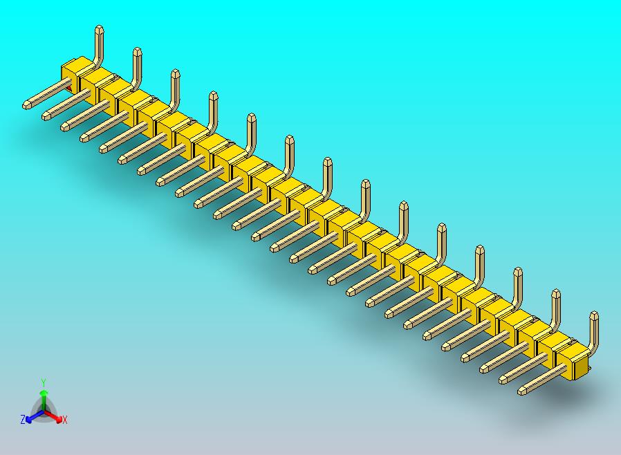 DS1022彩色排针 黄色 27P 100mil 类型 SMT R1 版本1.0.zip