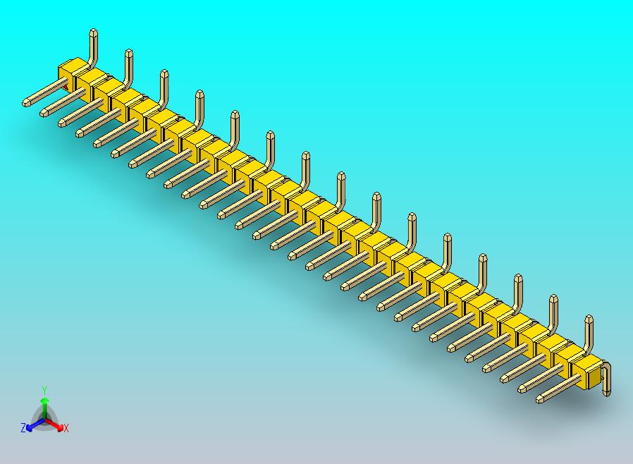 DS1022彩色排针 黄色 30p 100mil 类型 SMT R1 版本1.0.zip