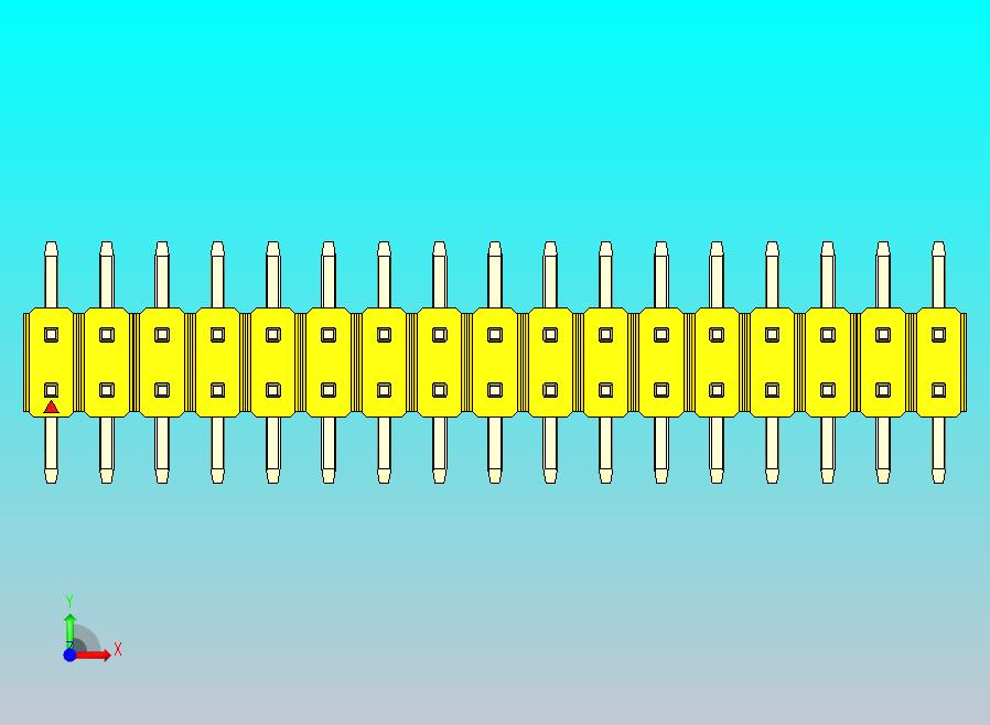 DS1022彩色排针 黄色 34P 100mil SMT类型 版本1.0.zip
