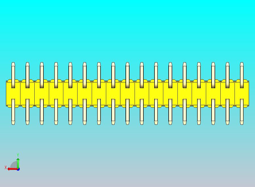 DS1022彩色排针 黄色 34P 100mil SMT类型 版本1.0.zip