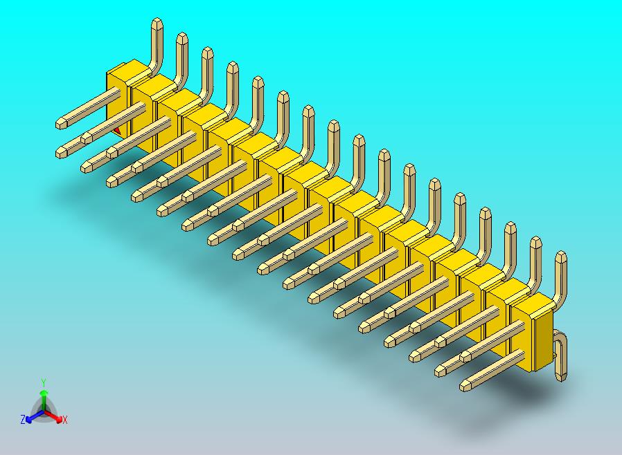 DS1022彩色排针 黄色 34P 100mil SMT类型 版本1.0.zip
