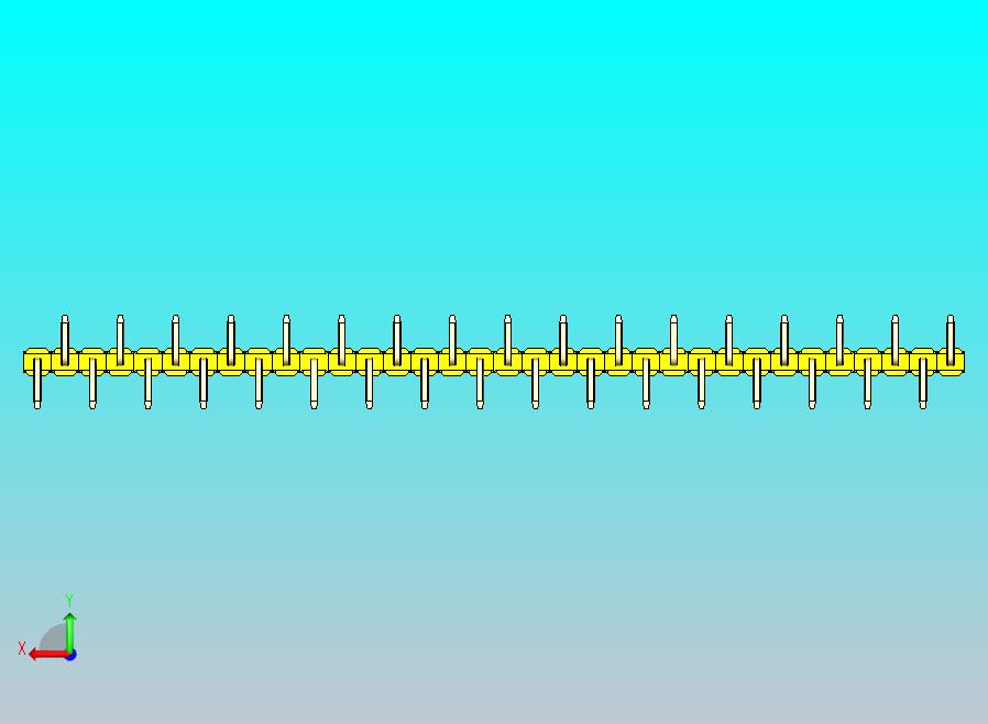 DS1022彩色排针 黄色 34P 100mil 类型 SMT R1 版本1.0.zip