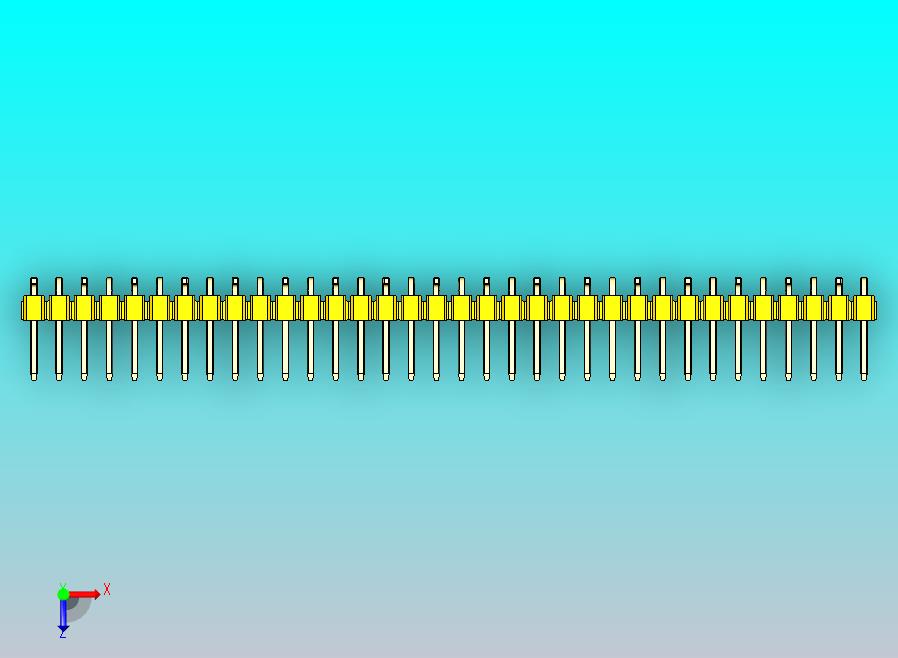 DS1022彩色排针 黄色 34P 100mil 类型 SMT R1 版本1.0.zip