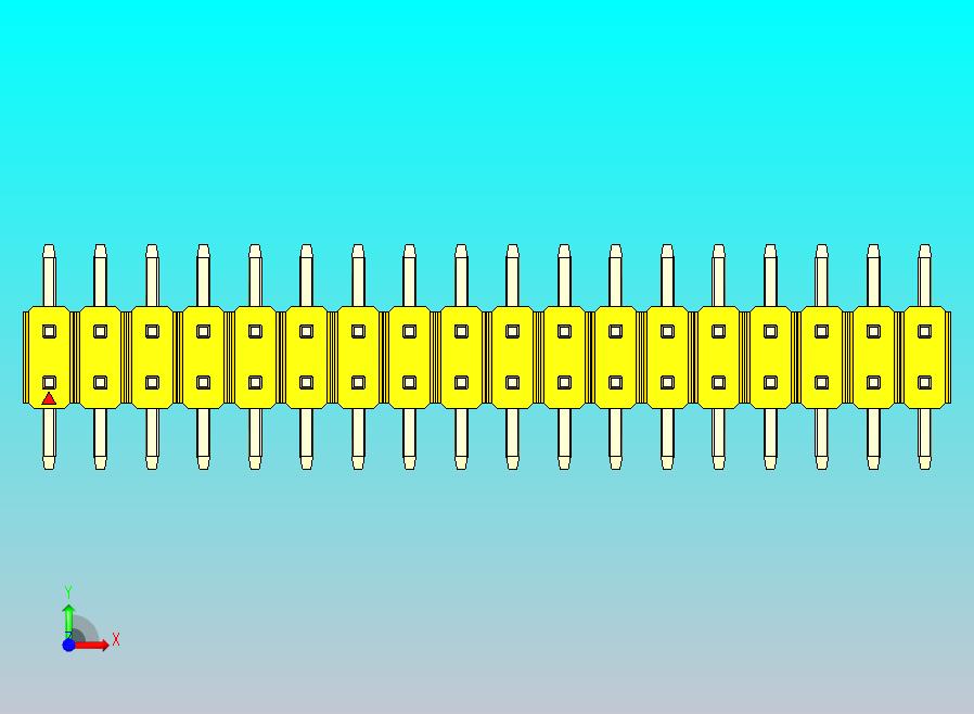 DS1022彩色排针 黄色 36P 100mil SMT 类型 版本1.0.zip