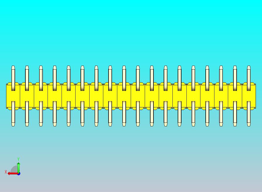 DS1022彩色排针 黄色 36P 100mil SMT 类型 版本1.0.zip