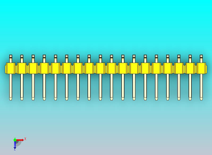 DS1022彩色排针 黄色 36P 100mil SMT 类型 版本1.0.zip