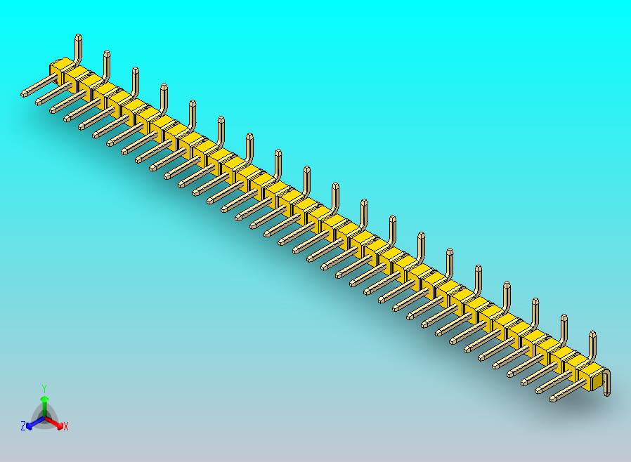 DS1022彩色排针 黄色 38P 100mil SMT 类型 R1 版本1.0.zip