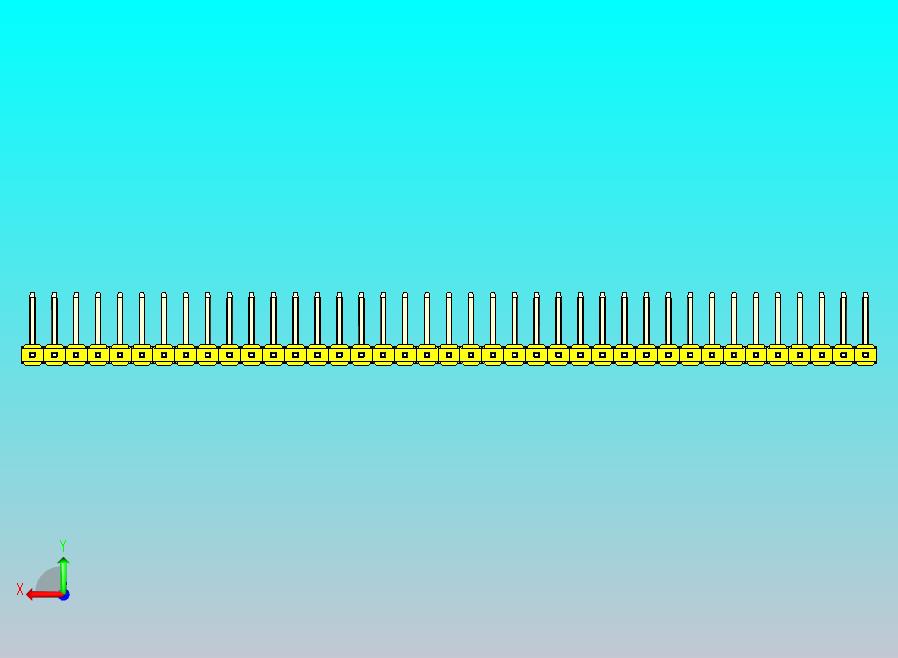 DS1022彩色排针 黄色 39p 100mil 类型U 版本1.0.zip