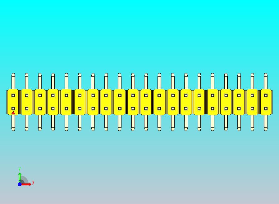 DS1022彩色排针 黄色 40P 100mil SMT类型 版本1.0.zip