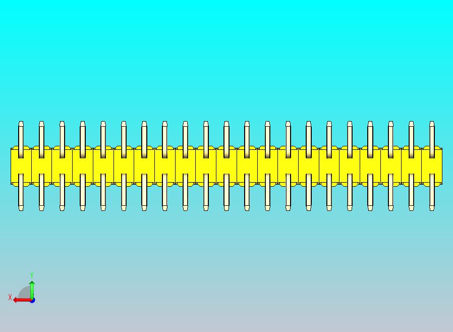 DS1022彩色排针 黄色 42P 100mil SMT 类型 rev1.0.zip