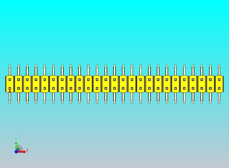 DS1022彩色排针 黄色 50P 100mil SMT类型 版本1.0.zip