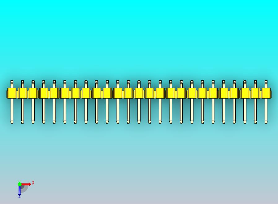 DS1022彩色排针 黄色 50P 100mil SMT类型 版本1.0.zip