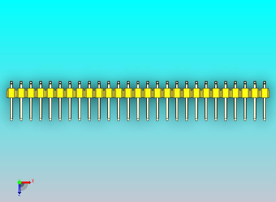 DS1022彩色排针 黄色 54p 100mil SMT类型 版本1.0.zip