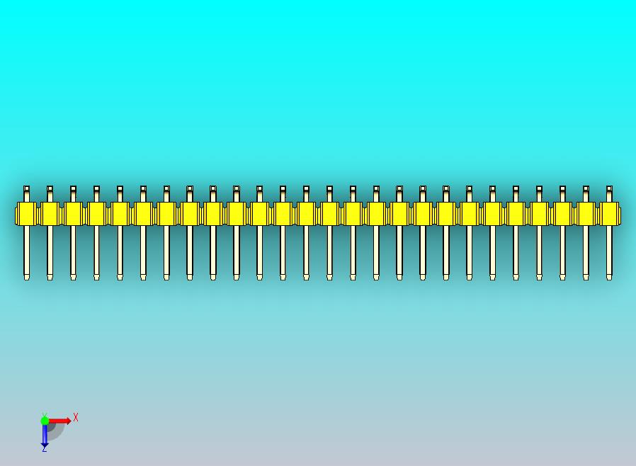 DS1022彩色排针 黄色 52p 100mil 类型SMT 版本1.0.zip